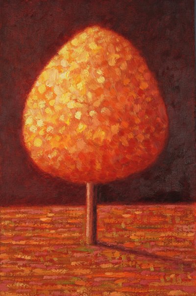 Sonnengetränkter Baum, 1996 von Peter Davidson